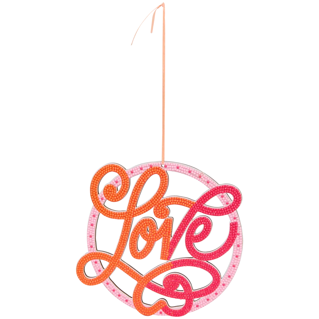 Drevený diamantový obraz na zavesenie Avec 2