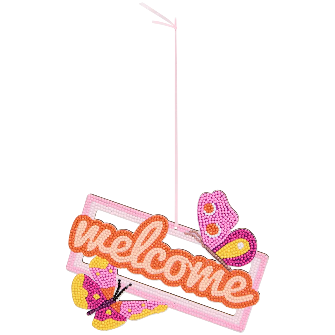 Drevený diamantový obraz na zavesenie Avec 1