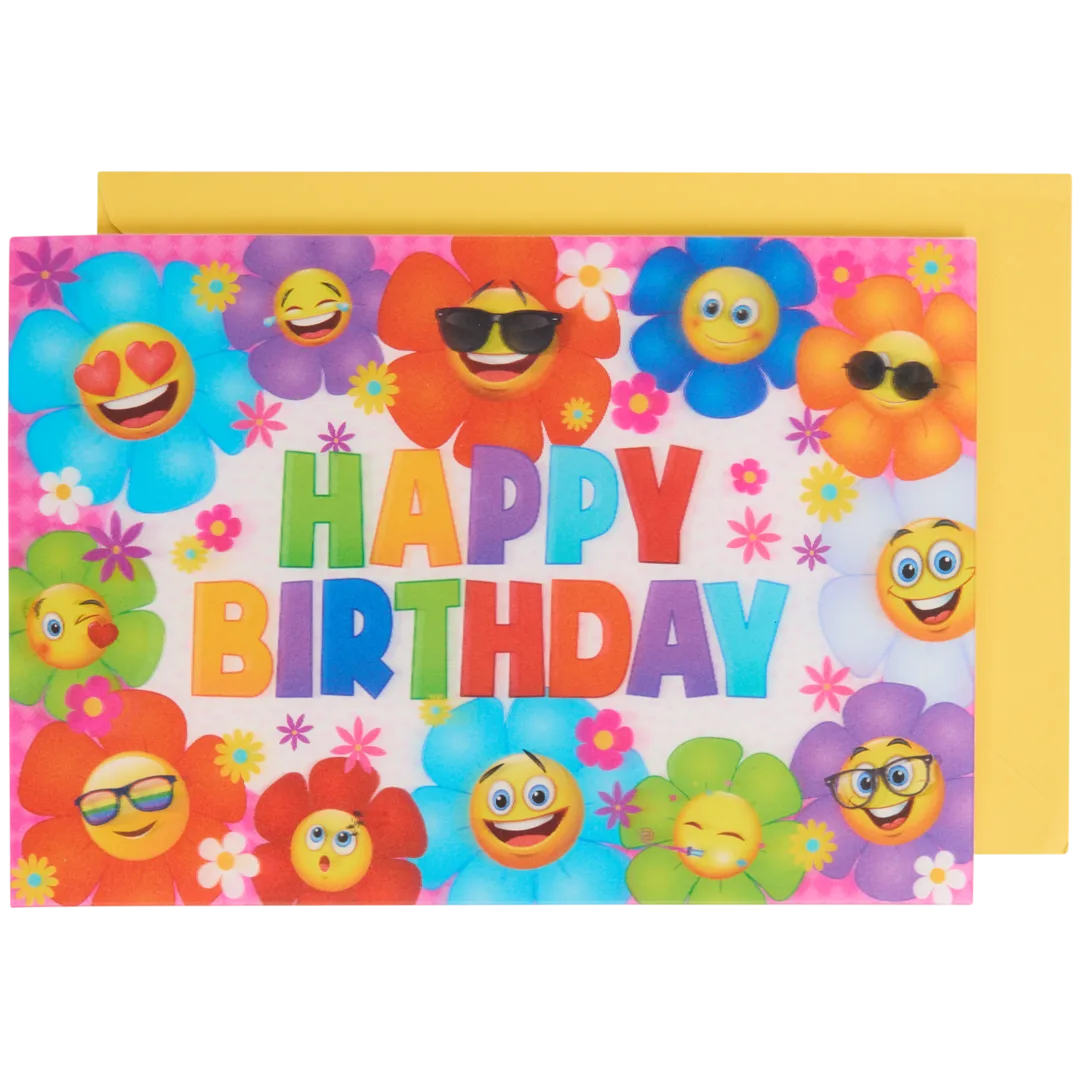 Lentikulare Grußkarte mit Tieren 1