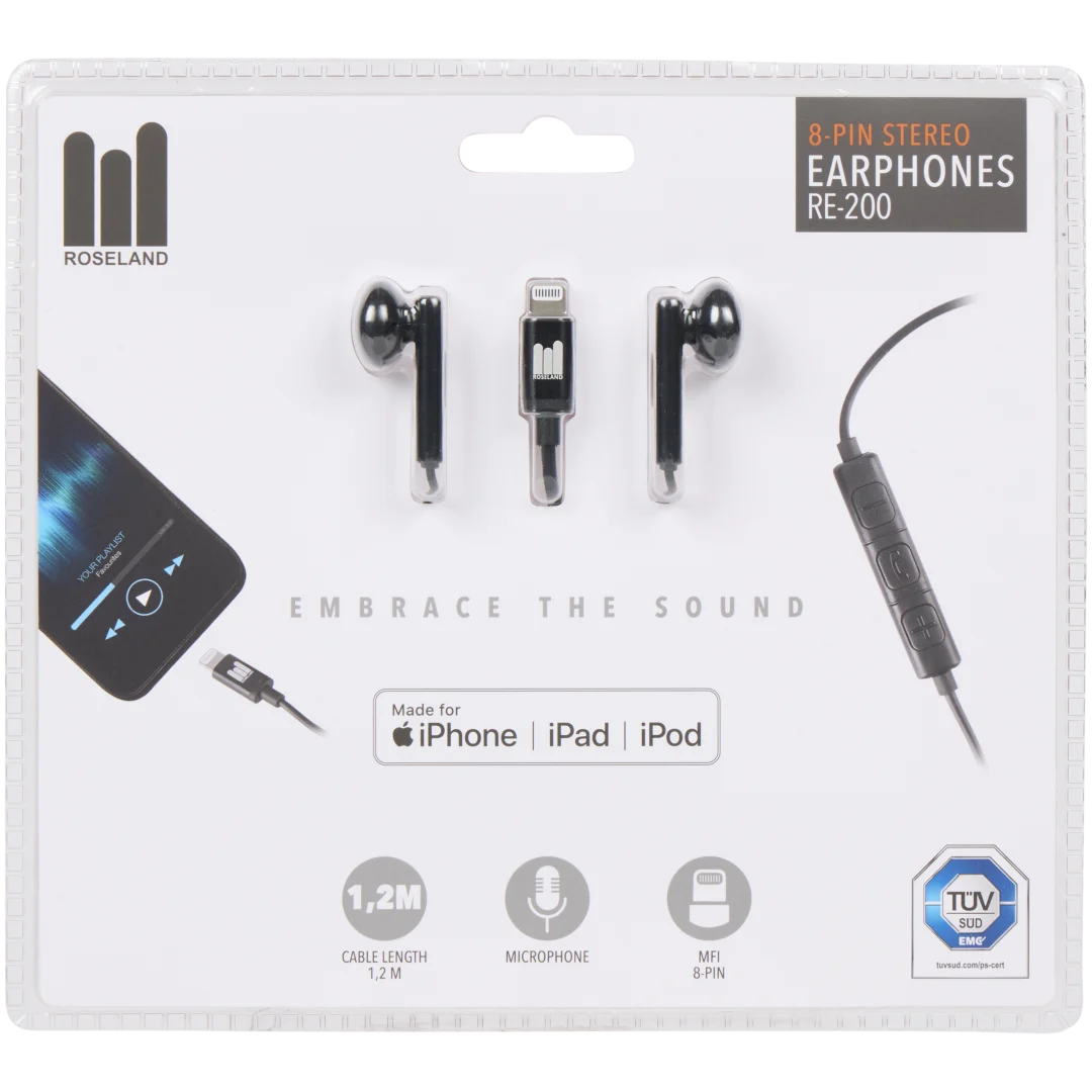 Auriculares Roseland 8 pinos