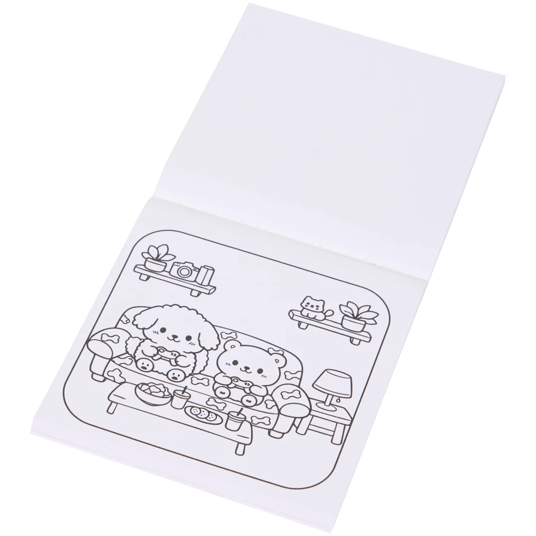 Mini livro de colorir