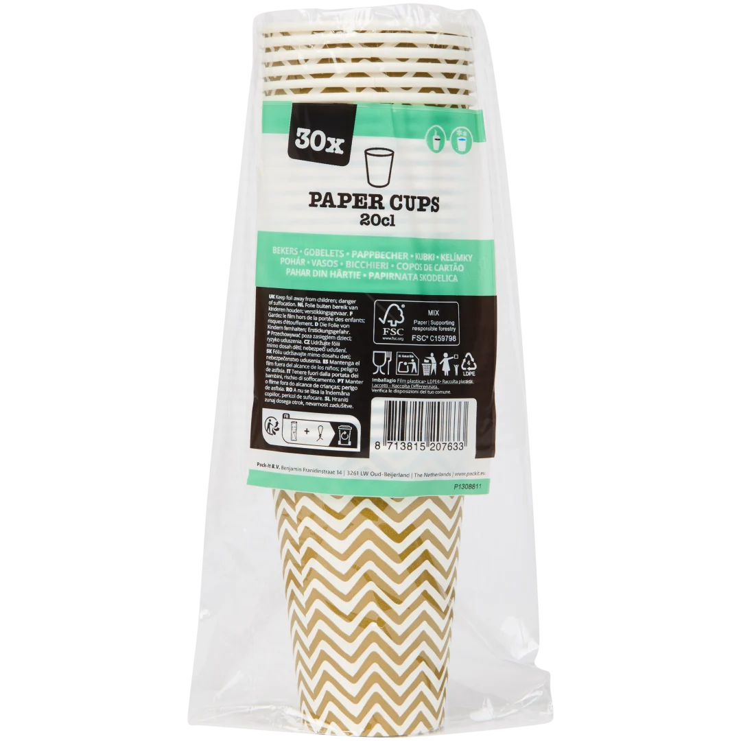 Papieren bekers 5