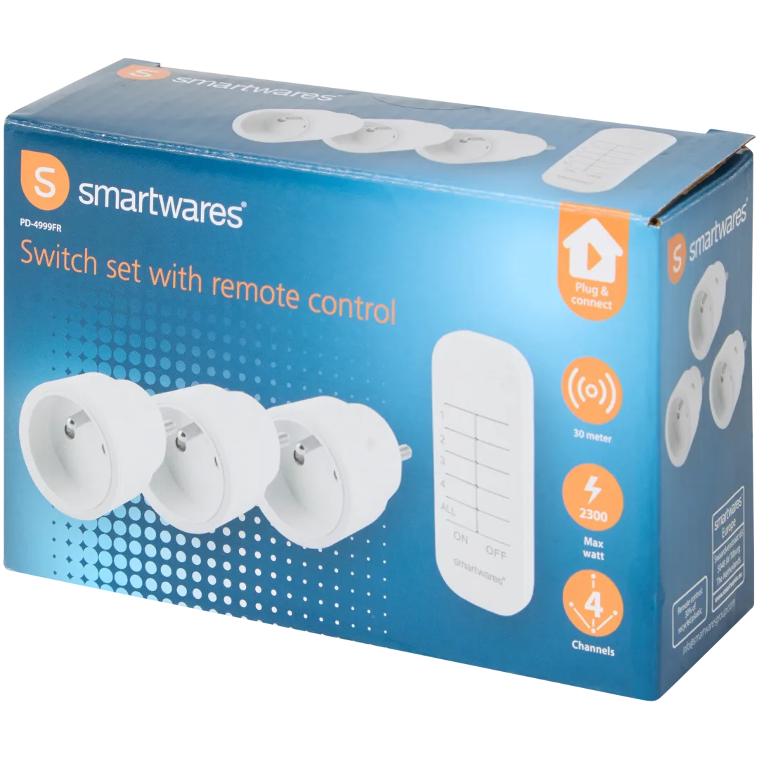 Sada bezdrôtových spínačov Smartwares