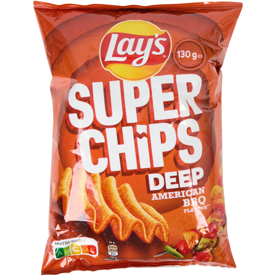 Lay's Super Chips Deep American BBQ