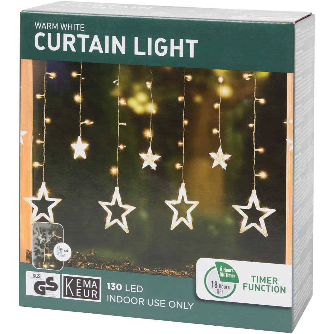 Tenda luminosa con stelle 1