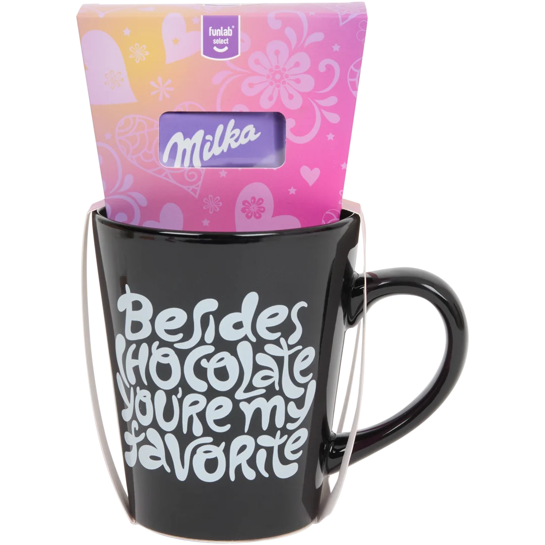 Set mit Tasse, Schokolade und Kakao 3