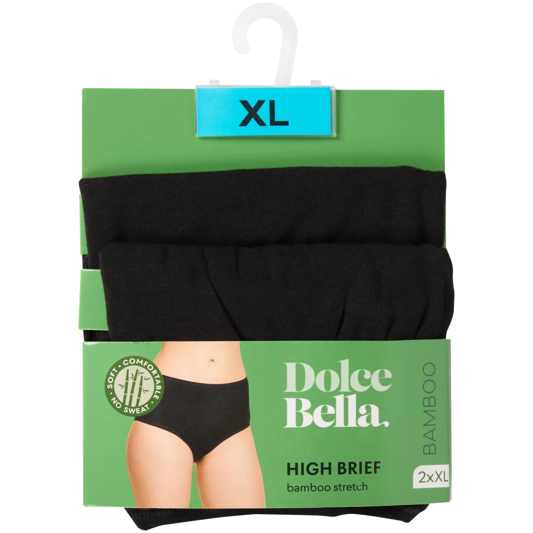 Cuecas de cintura alta em bambu Dolce Bella