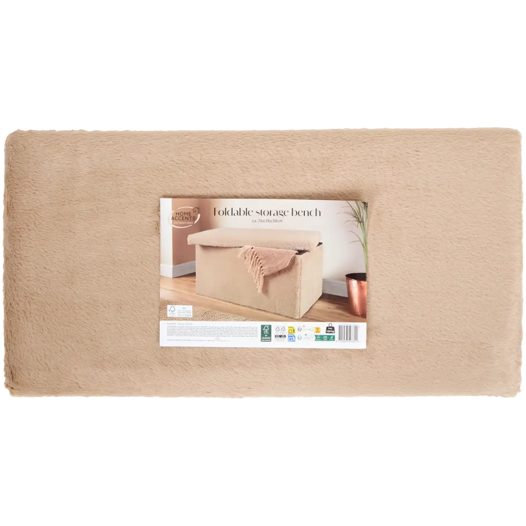 Banc de rangement en teddy XL 7