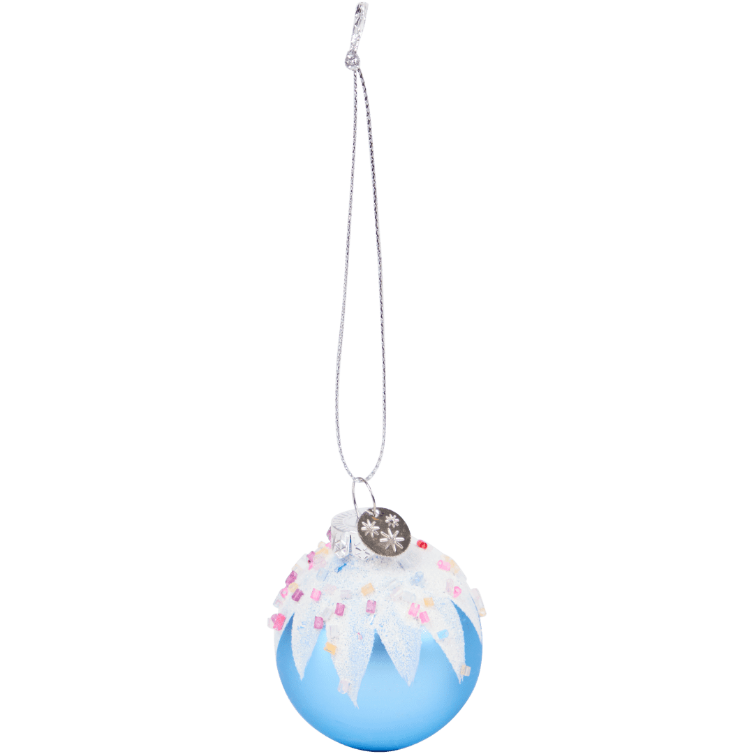 Addobbo di Natale in vetro