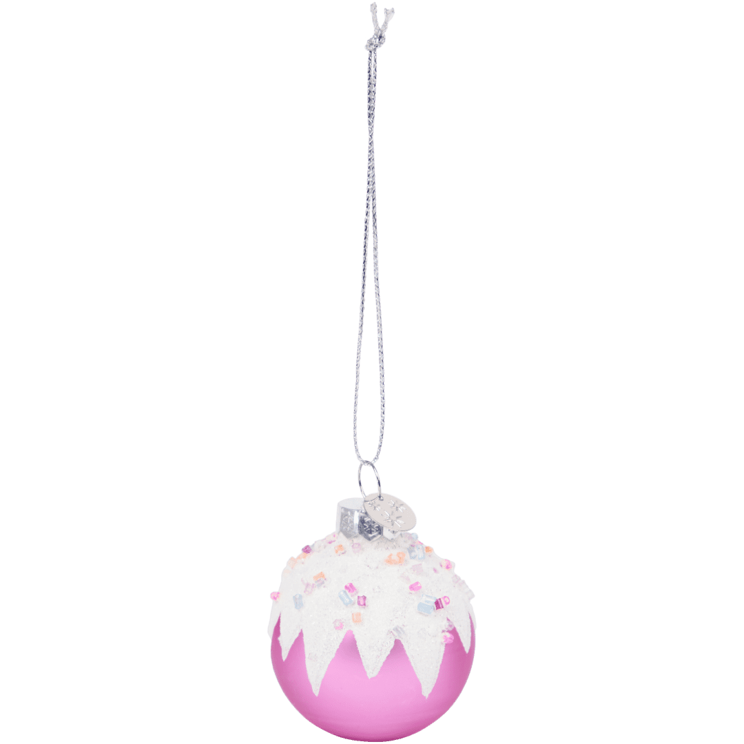 Addobbo di Natale in vetro