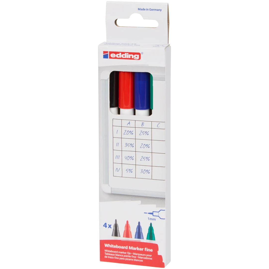 Fixy na bílou tabuli Edding  1