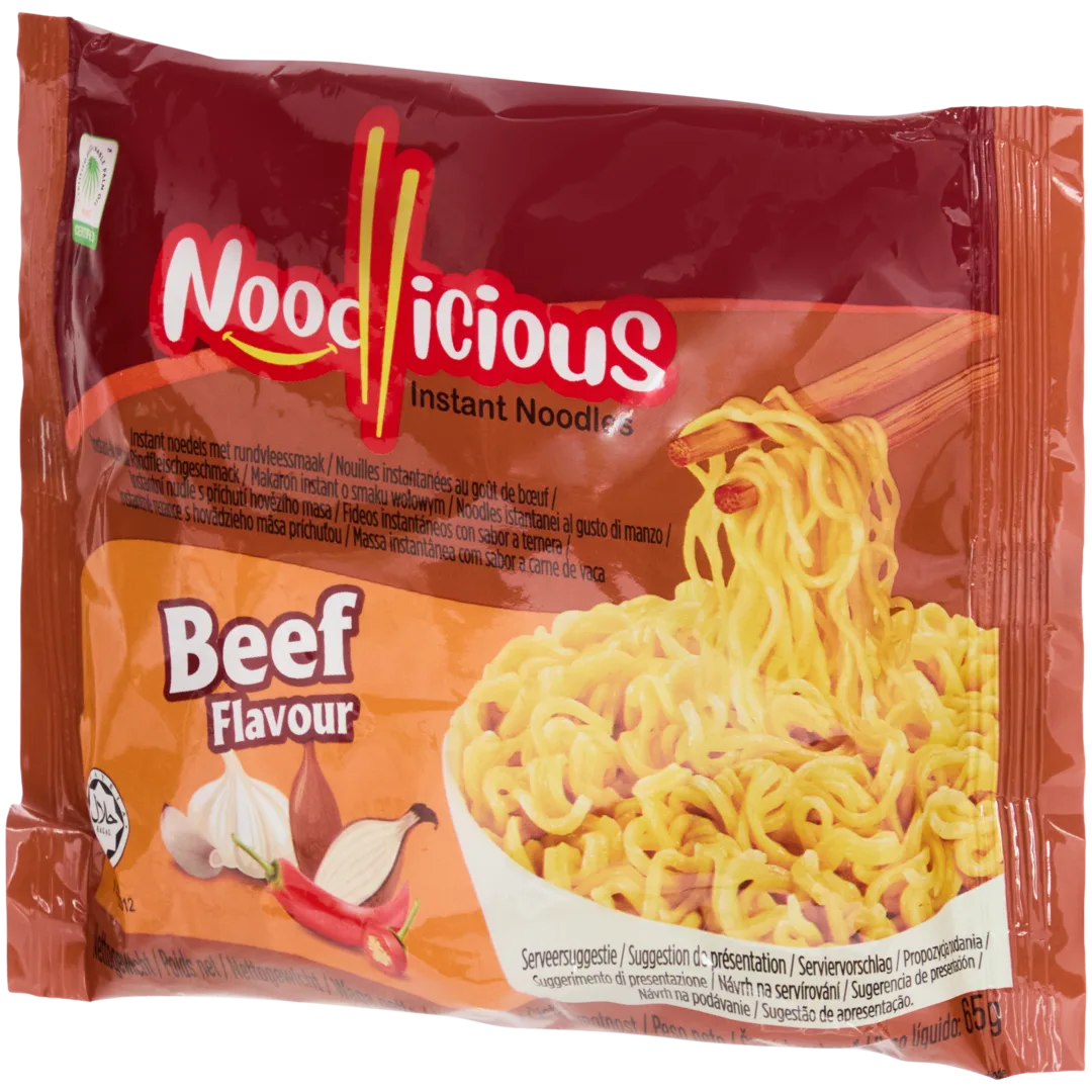 Noodles istantanei Noodlicious Manzo