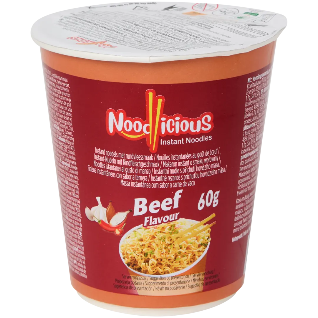 Nouilles instantanées Noodlicious Bœuf 1