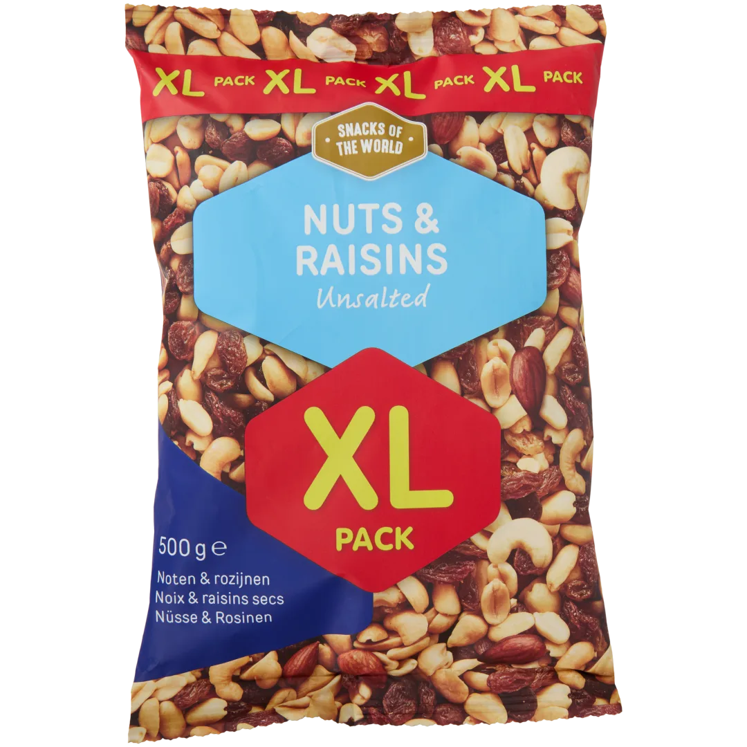 Snacks of the World Nüsse & Rosinen 1