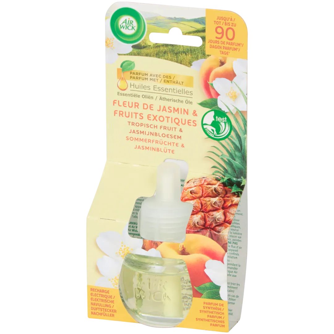 Air Wick elektrische navulling Tropisch Fruit & Jasmijnbloesem 1