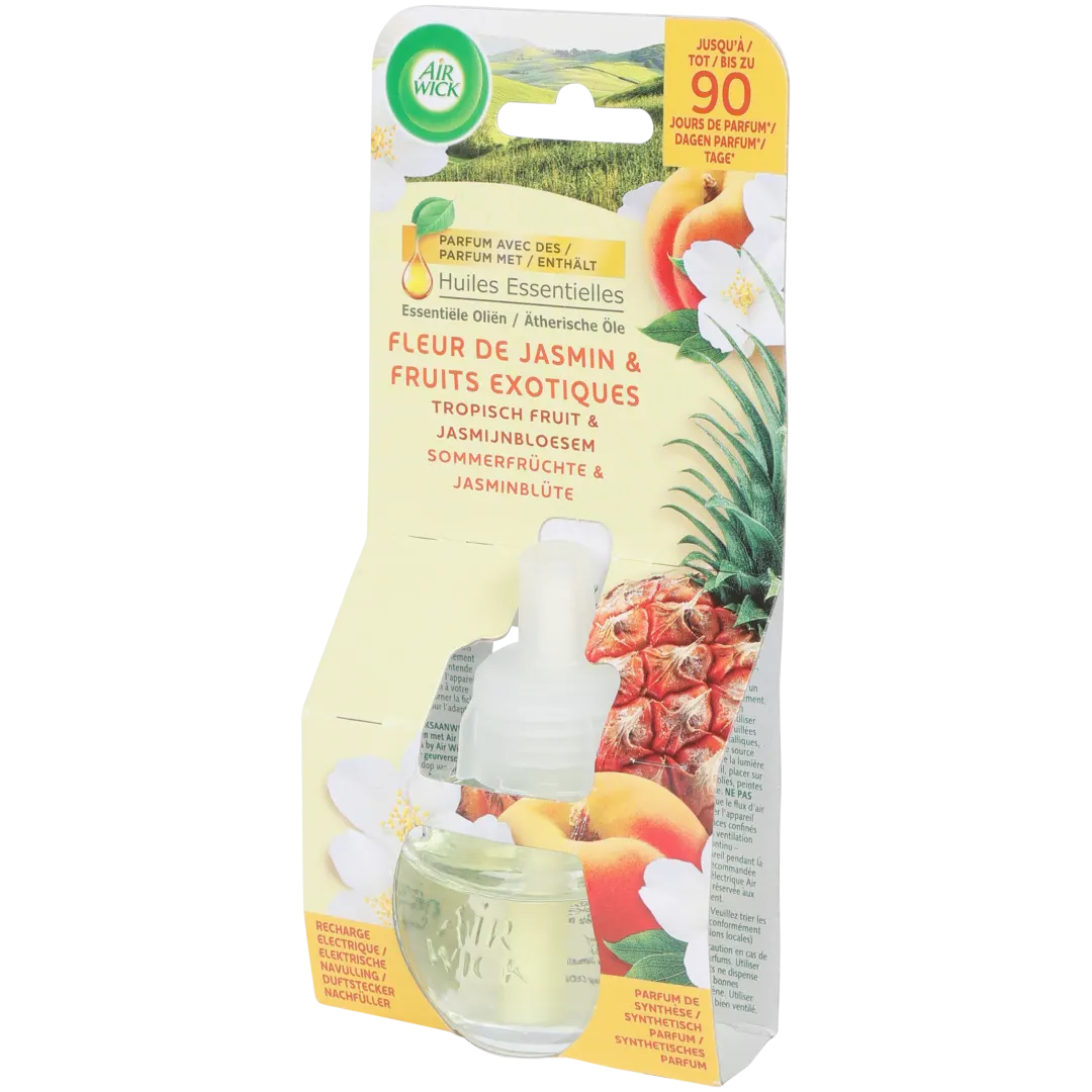 Air Wick elektrische navulling Tropisch Fruit & Jasmijnbloesem 1