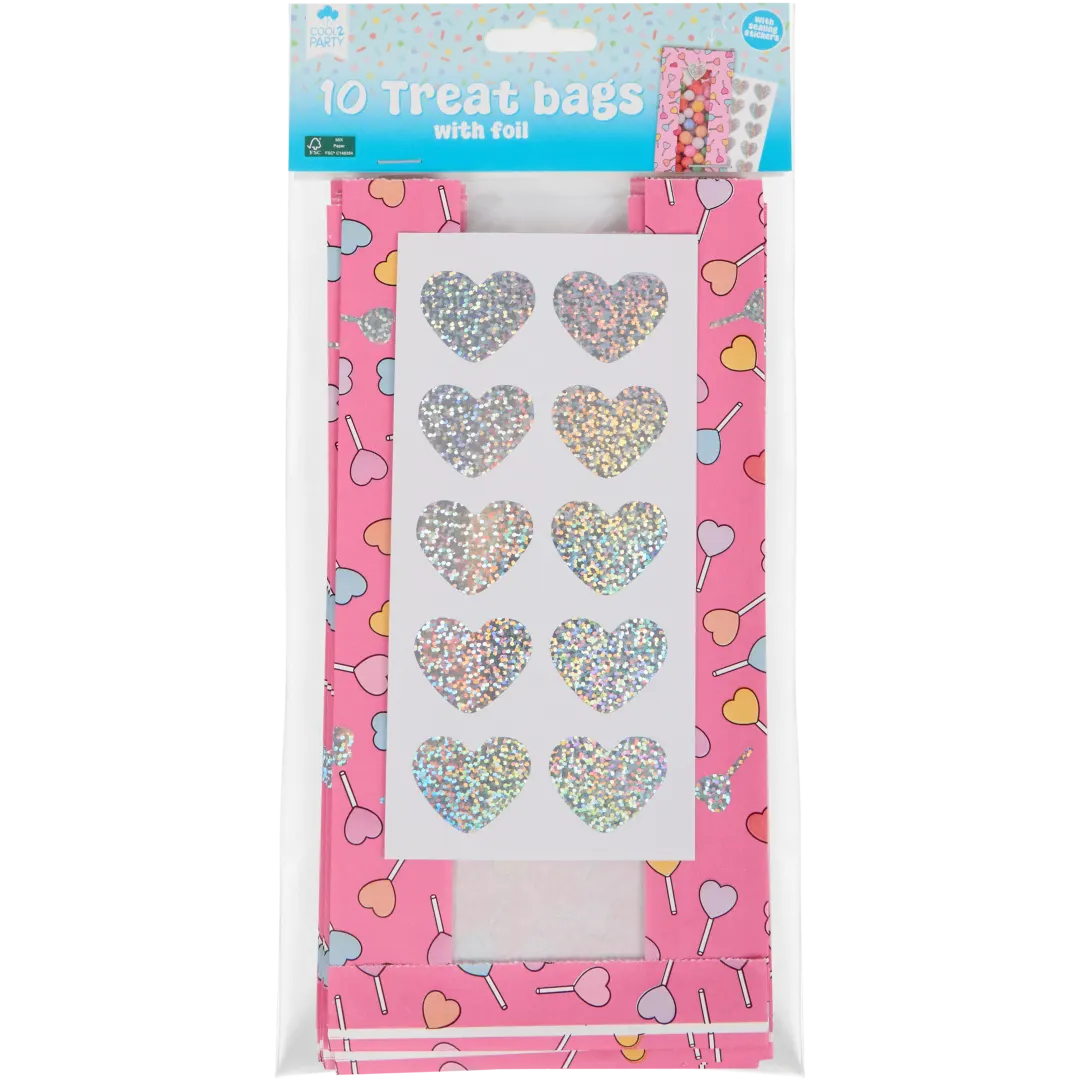 Cool2Party traktatiezakjes met stickers 3