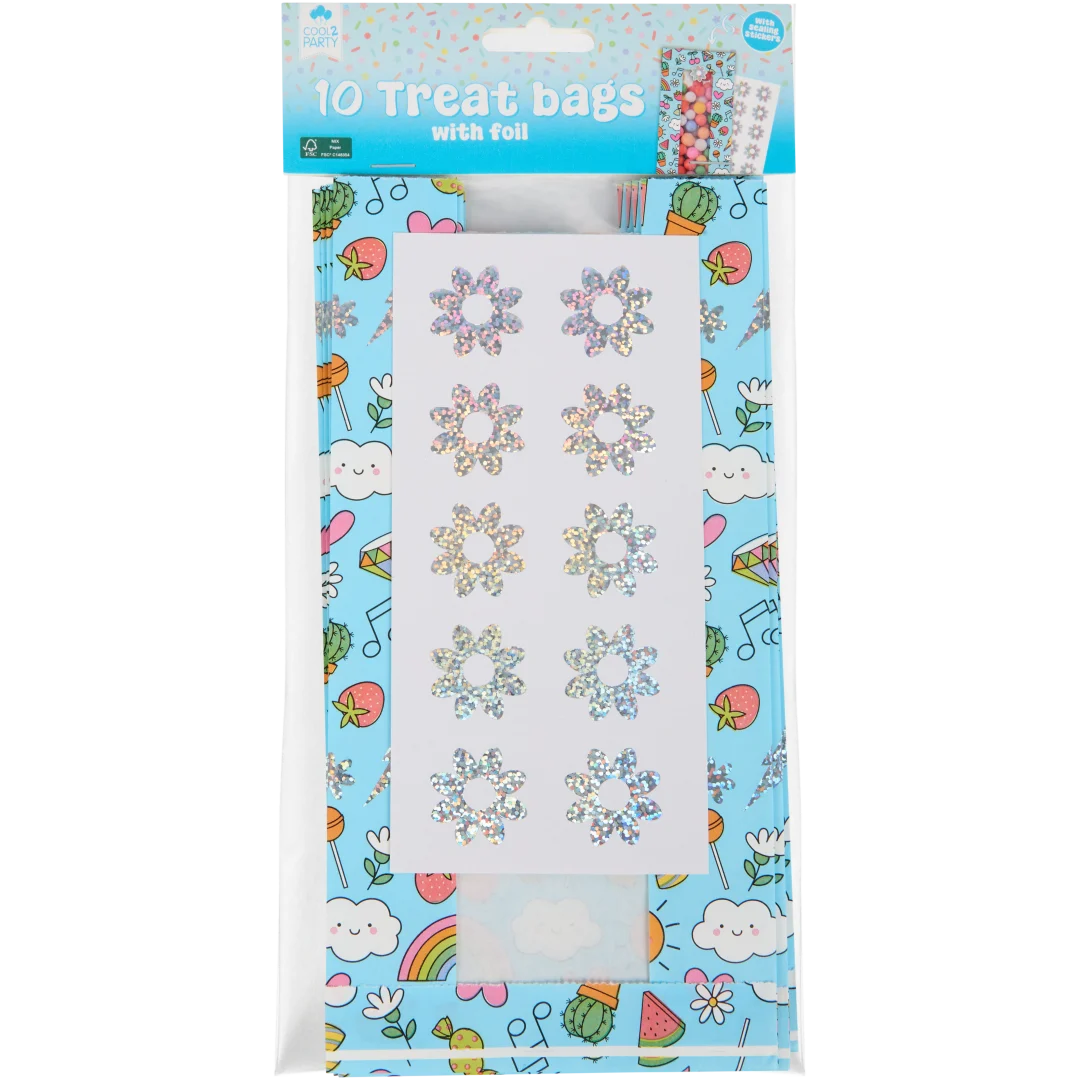 Cool2Party traktatiezakjes met stickers 5