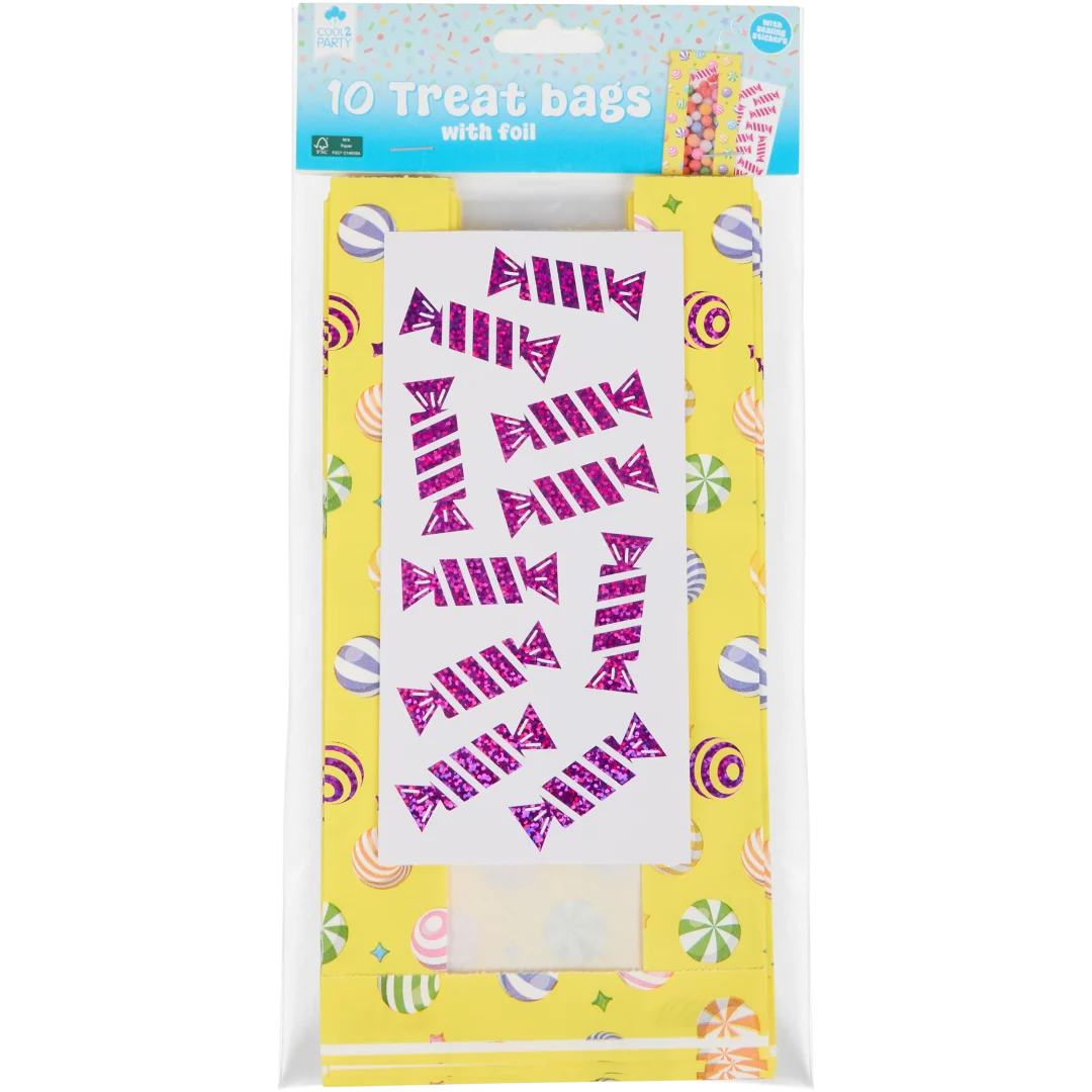 Cool2Party traktatiezakjes met stickers 7