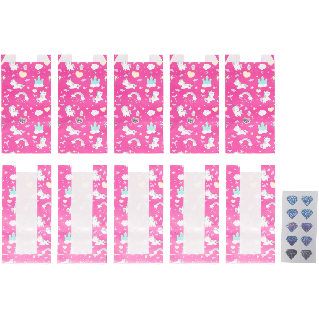 Sacos de doces com autocolantes Cool2Party