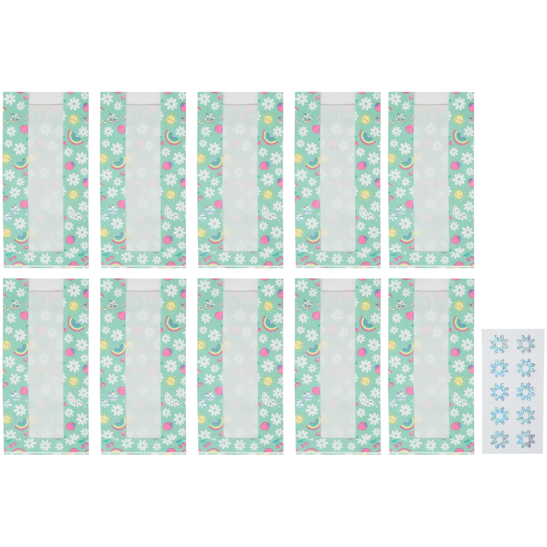 Sacos de doces com autocolantes Cool2Party