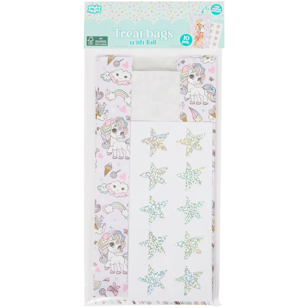 Sacos de doces com autocolantes Cool2Party