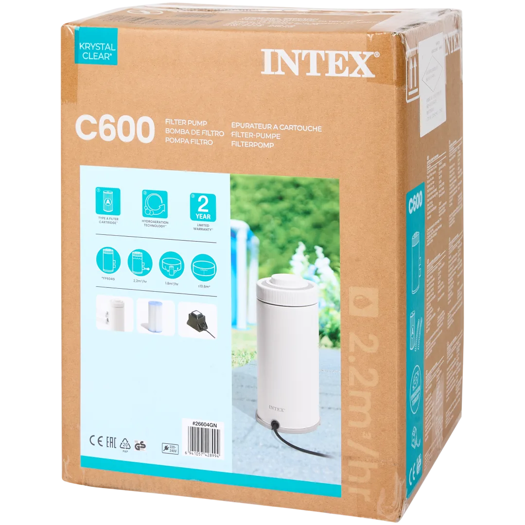 Bomba com filtro Krystal Clear Intex 1