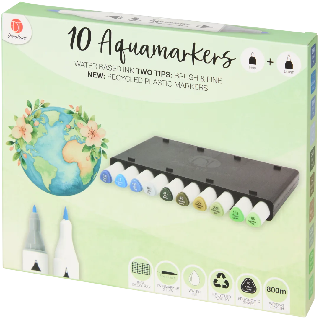 Pennarelli acquerellabili DécoTime 6