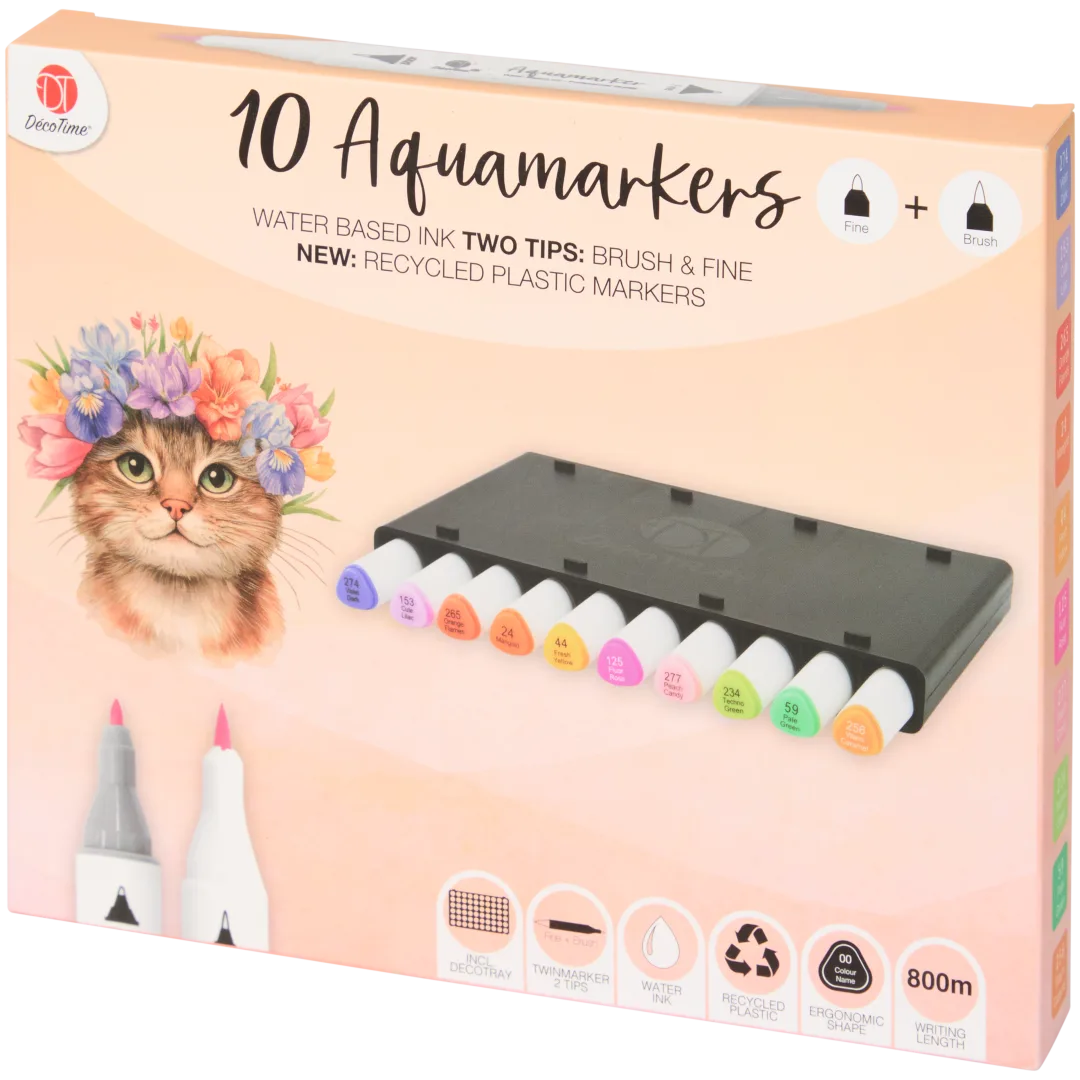 Pennarelli acquerellabili DécoTime 3