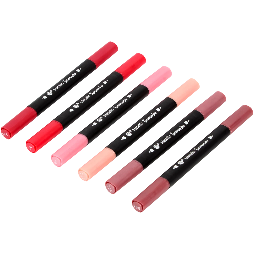 Marqueurs métallisés à double pointe DécoTime