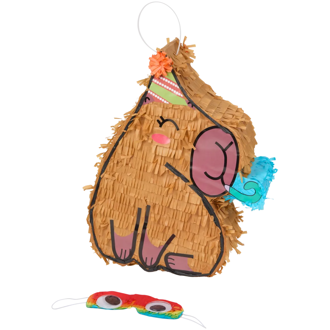 Piñata con maschera