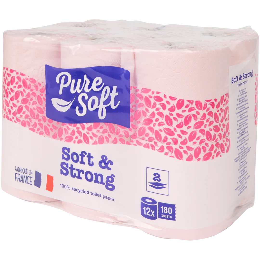 Papel higiénico Pure Soft Soft & Strong
