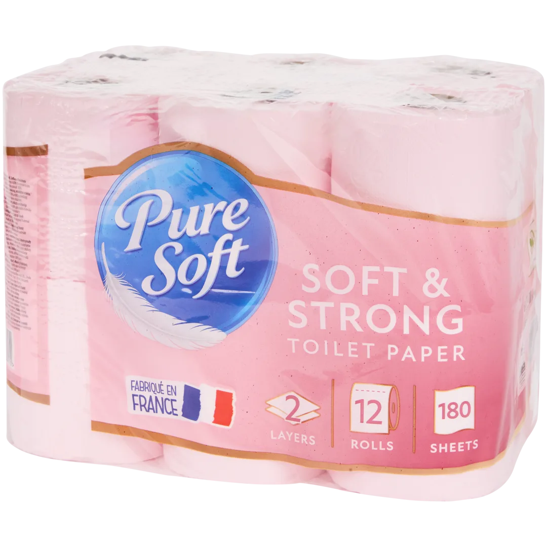 Papel higiénico Pure Soft Soft & Strong