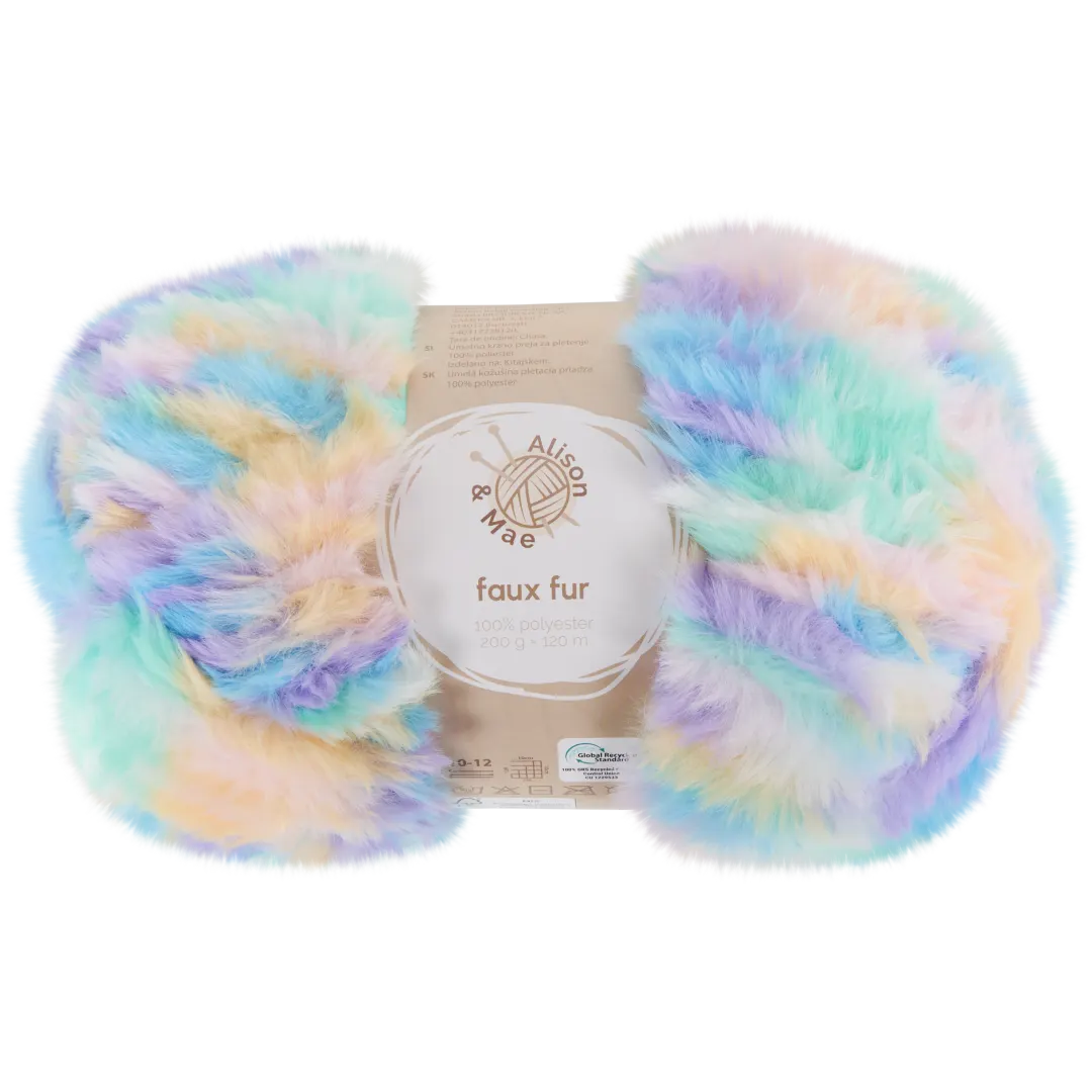 Alison & Mae Strickgarn Faux Fur