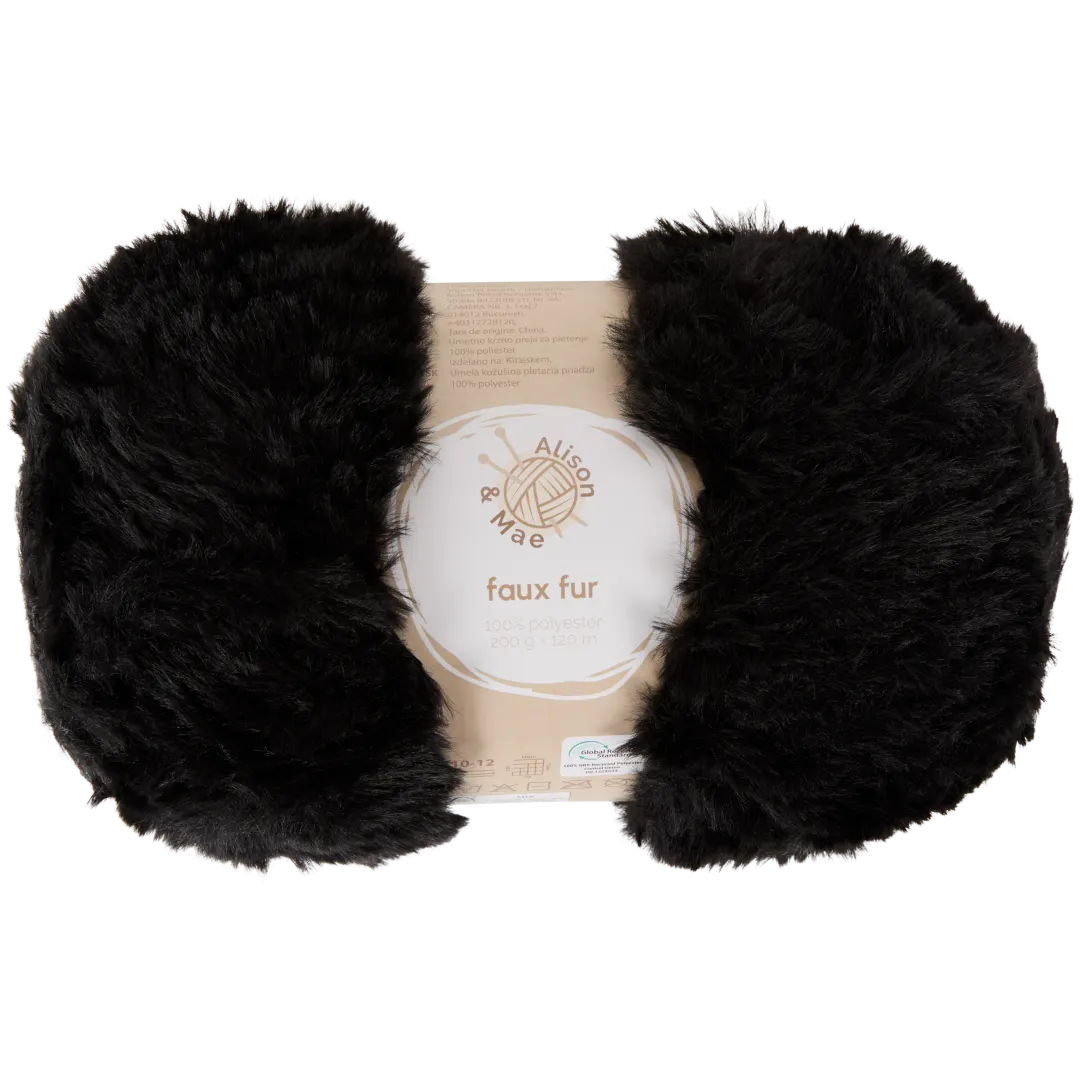 Alison & Mae Strickgarn Faux Fur
