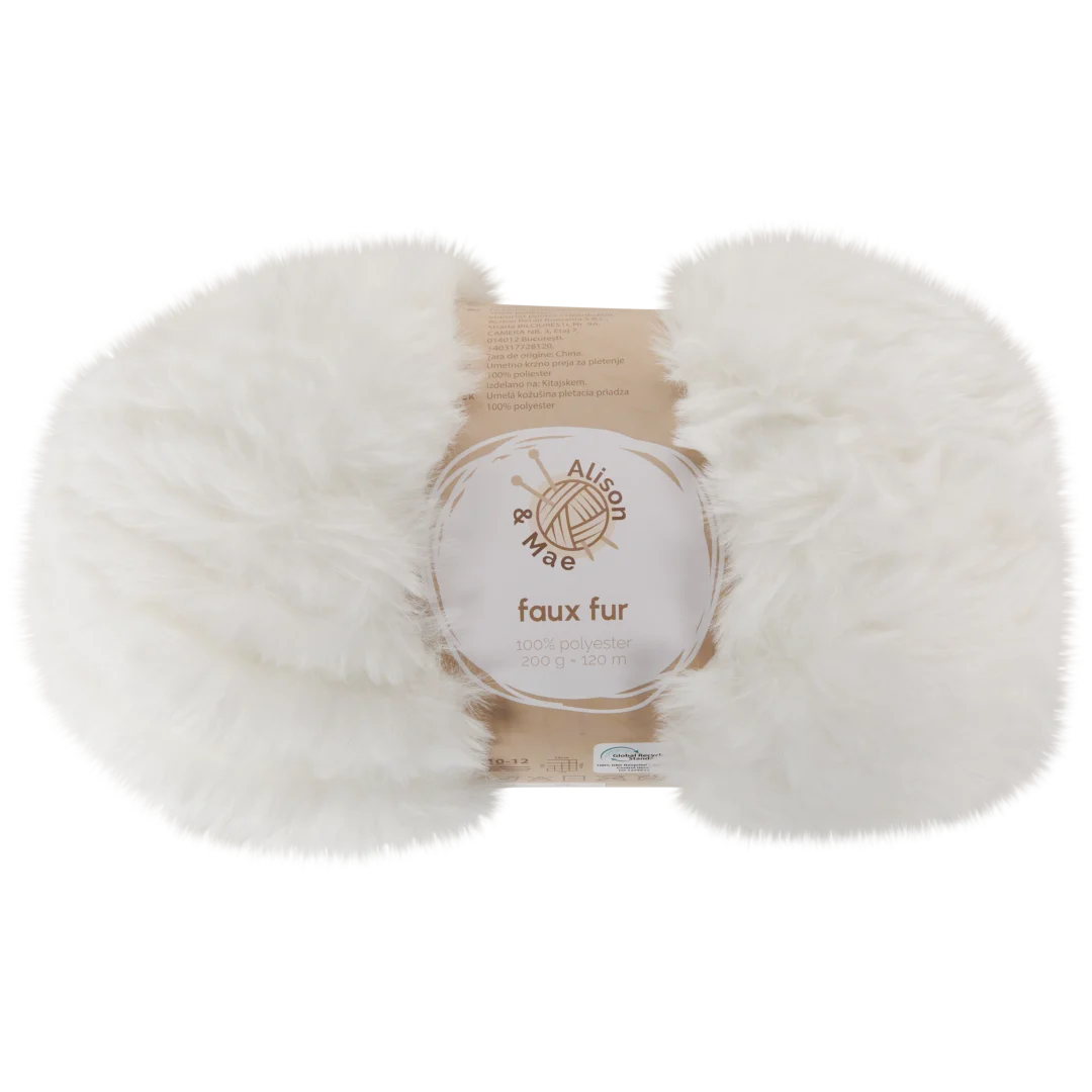 Alison & Mae Strickgarn Faux Fur