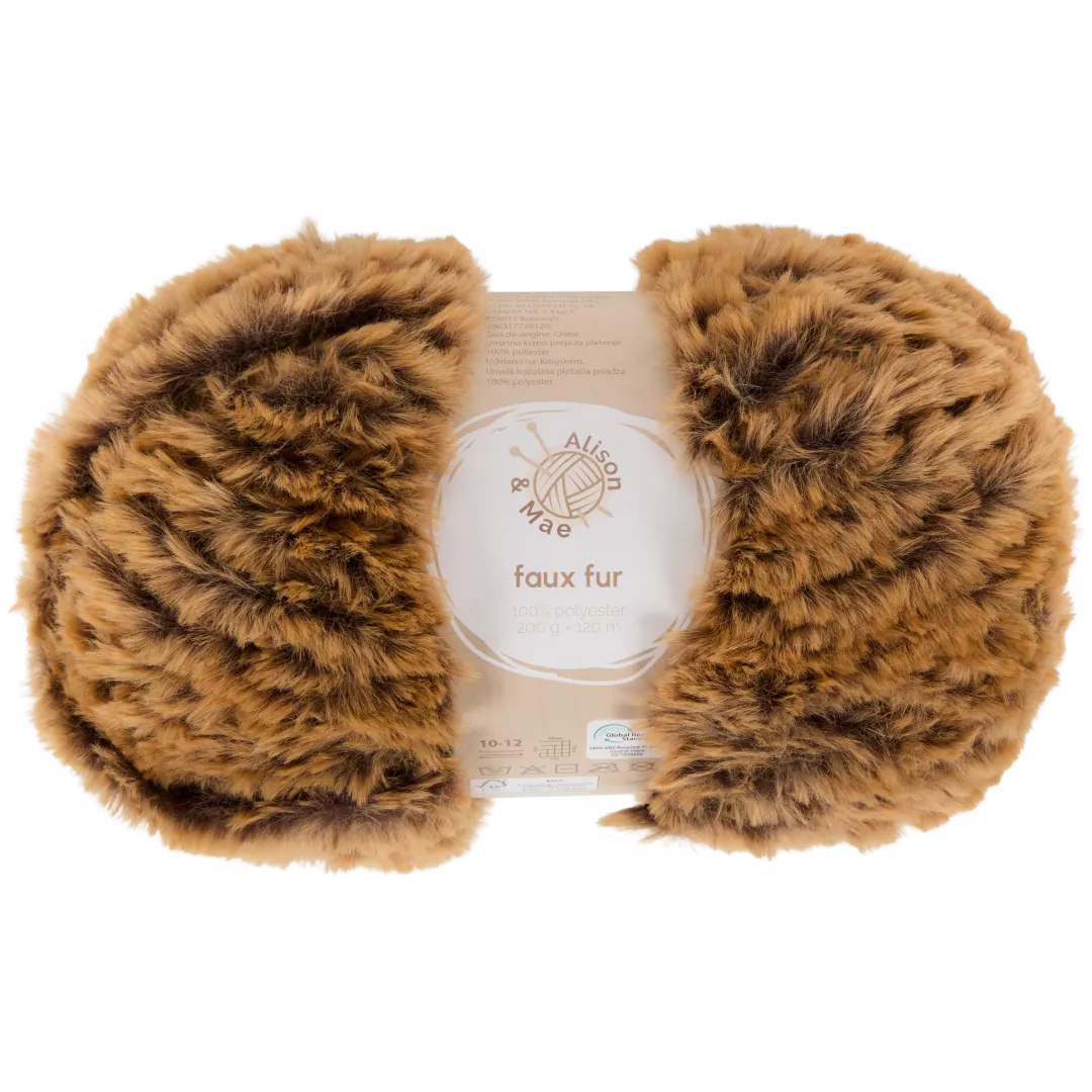 Alison & Mae Strickgarn Faux Fur