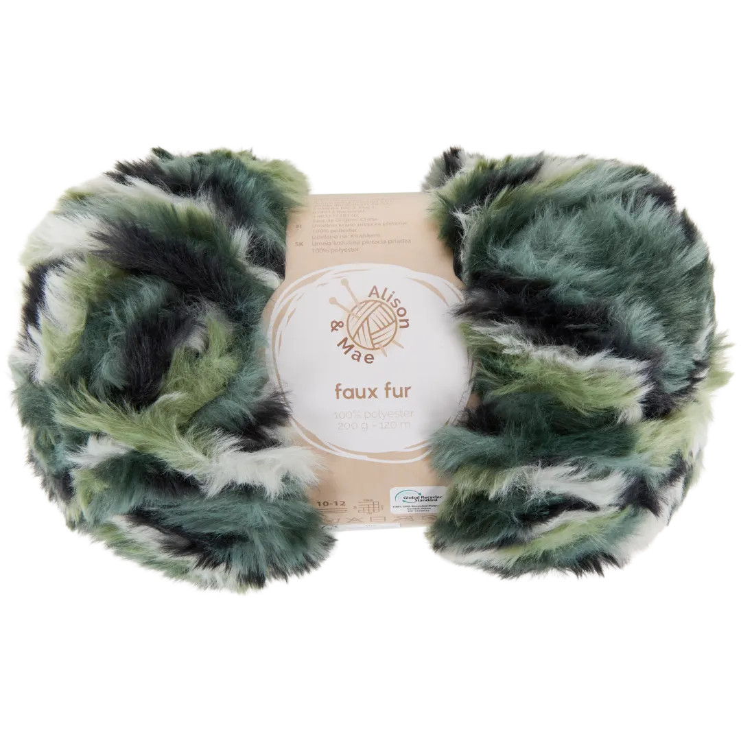 Alison & Mae Strickgarn Faux Fur