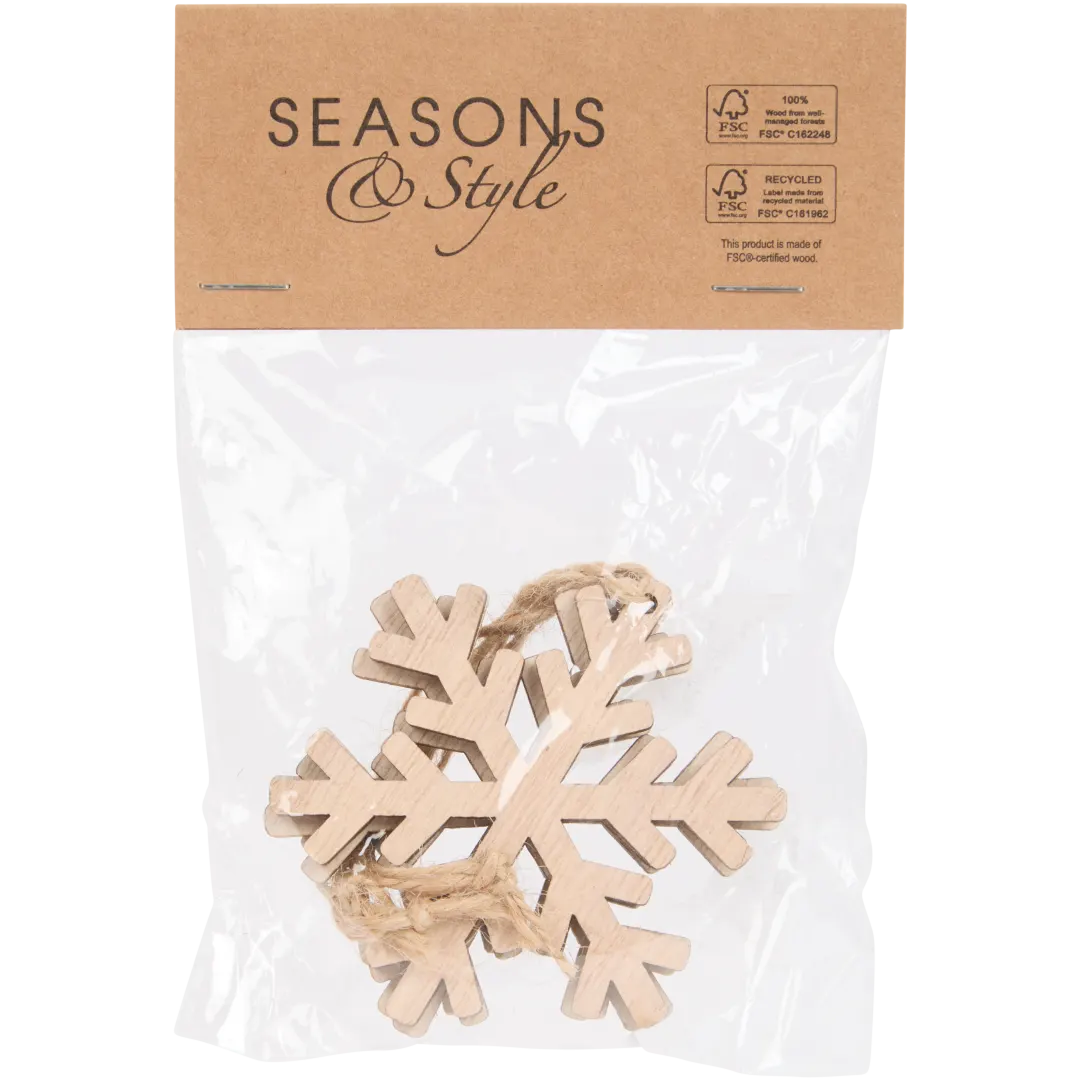 Seasons & Style houten kersthangers