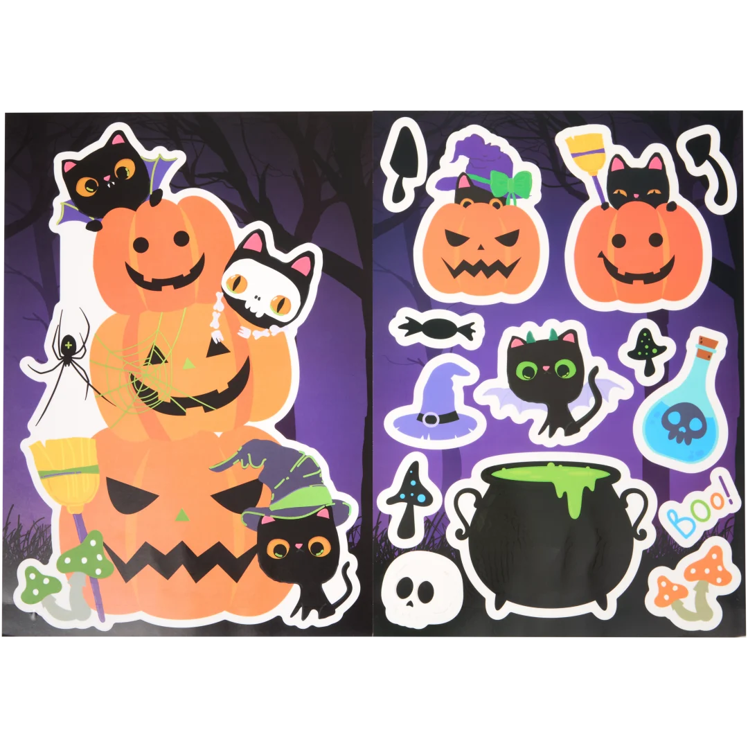 Autocolantes de Halloween para janelas