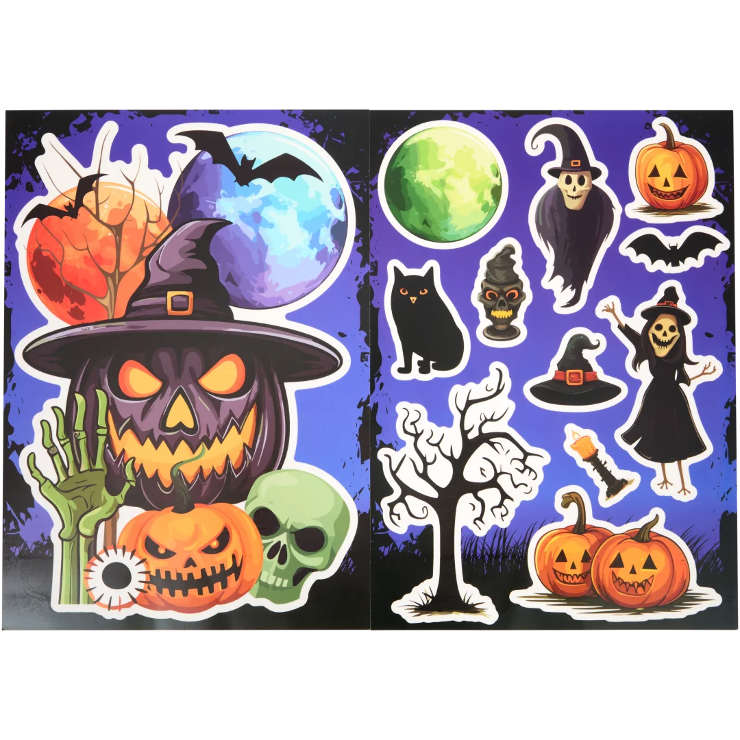 Autocolantes de Halloween para janelas
