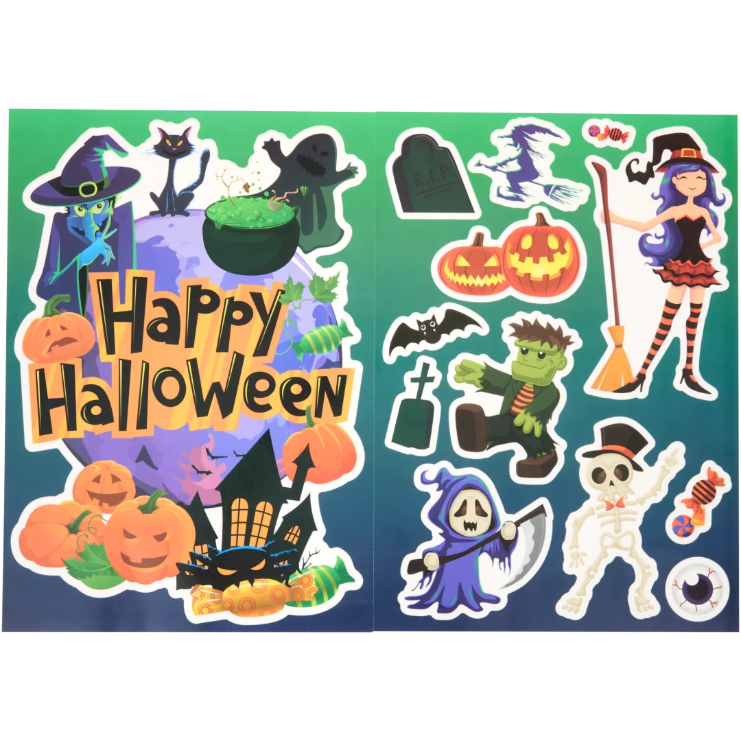 Autocolantes de Halloween para janelas