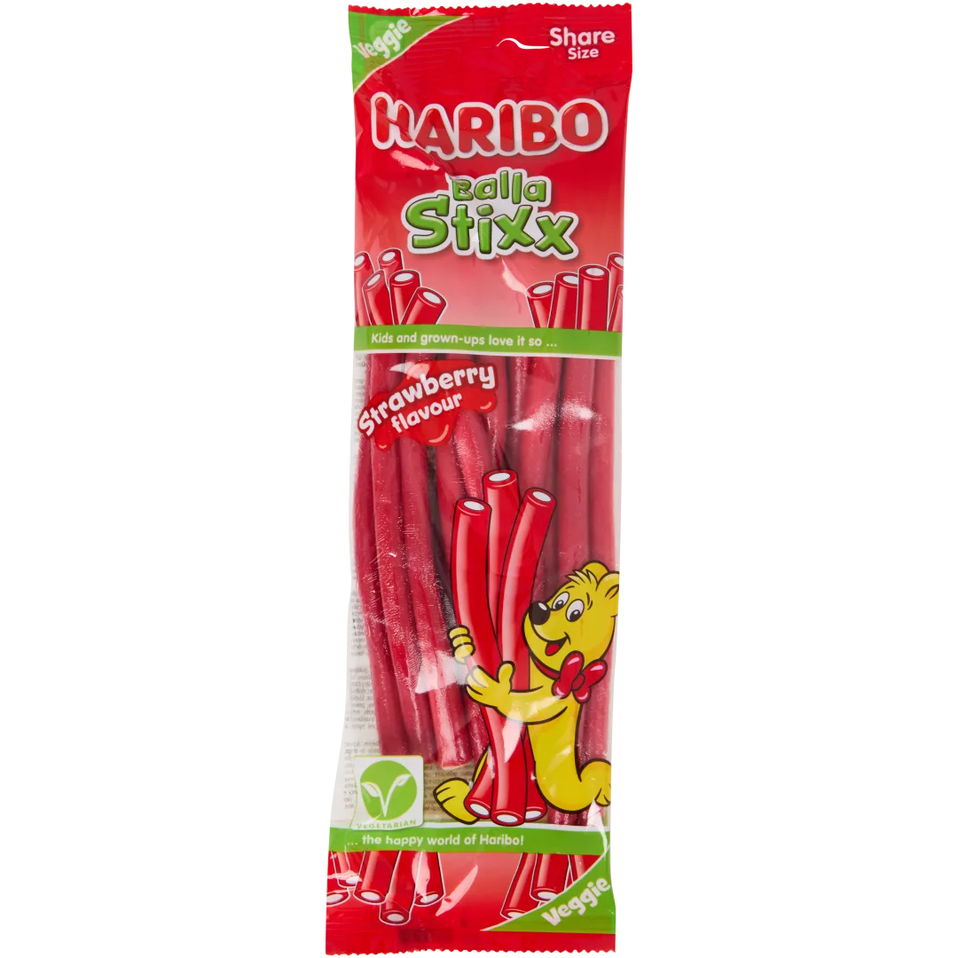 Bonbons Haribo Balla Stixx Fraise