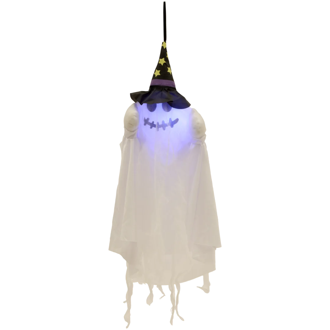 Decoração de Halloween com luz