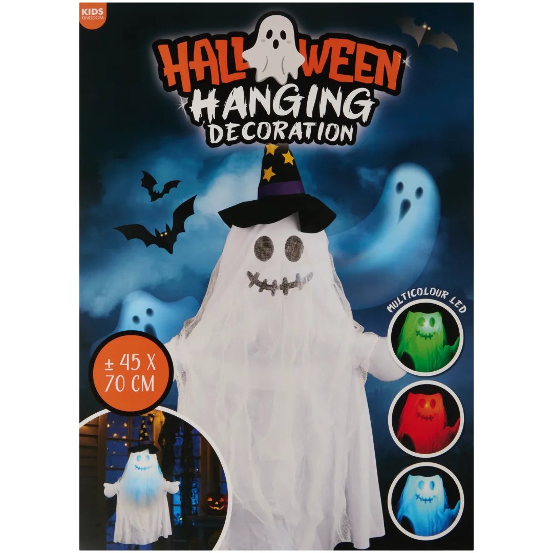 Decoração de Halloween com luz