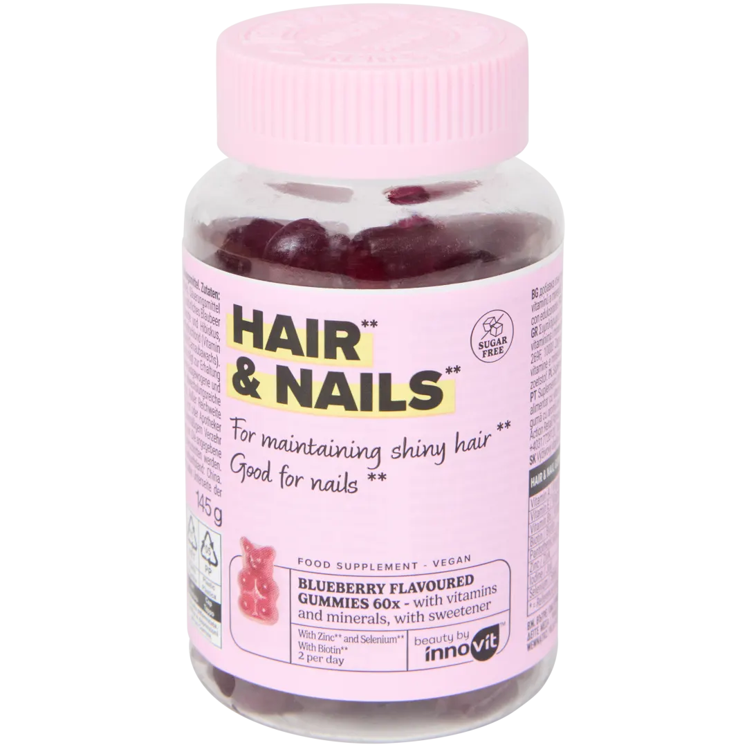 Innovit Hair & Nail Gummies Blueberry