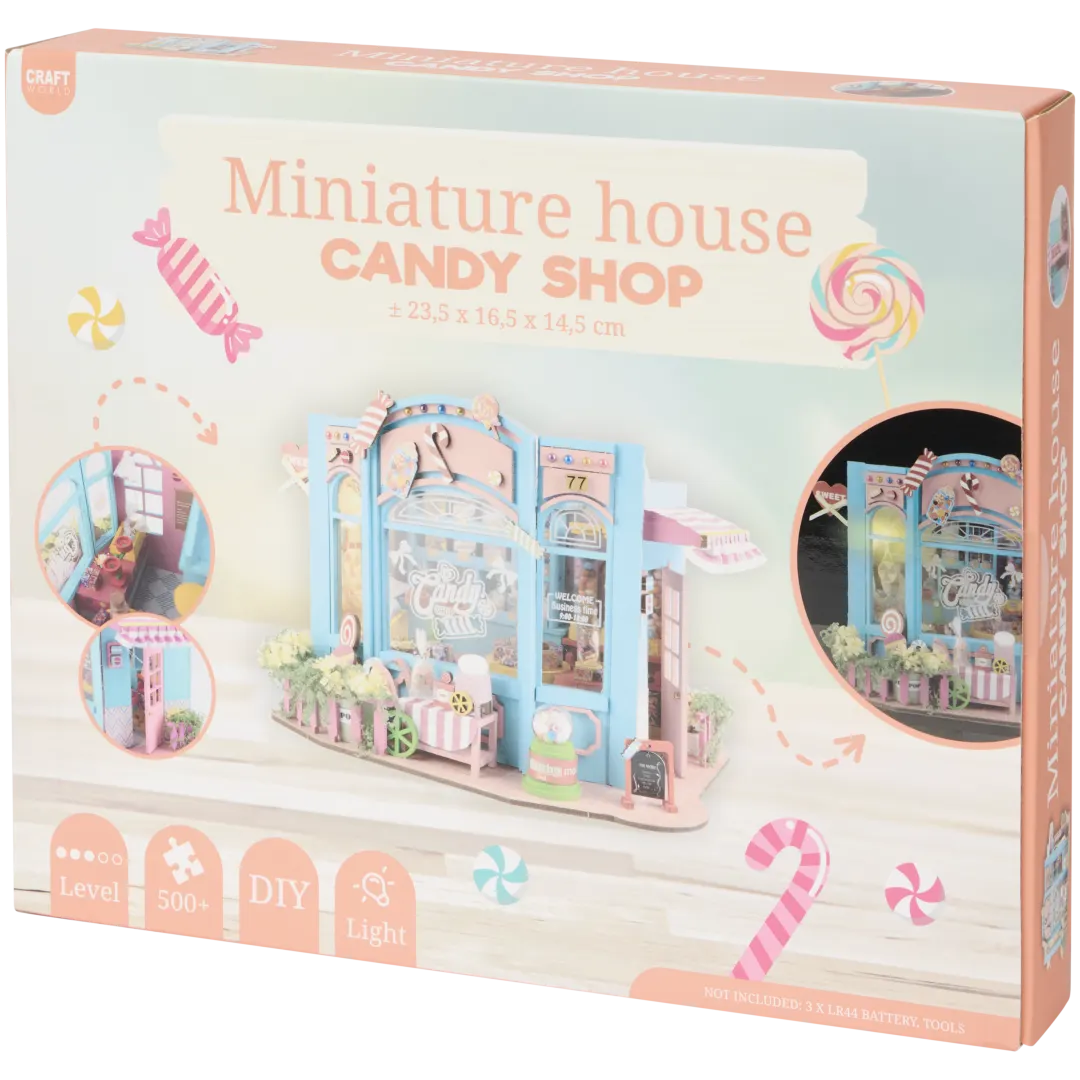 White Label DIY miniatuurhuisje 1
