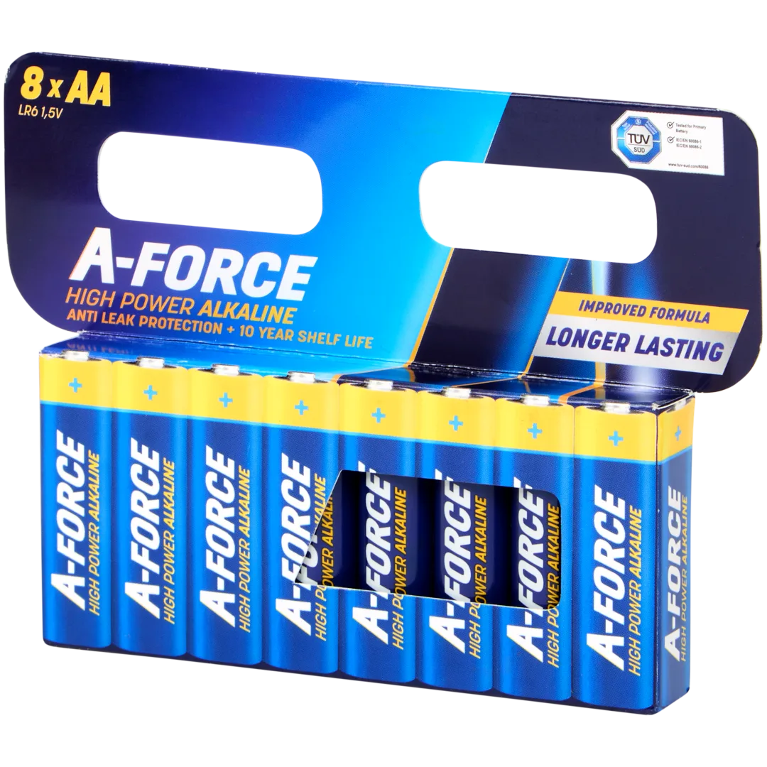 A-Force High Power Alkaline Batterien AA 1