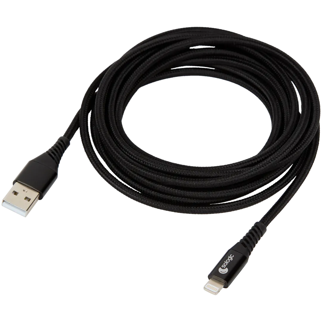 Kabel do ładowania i przesyłania danych Sologic 8-pinowy 3