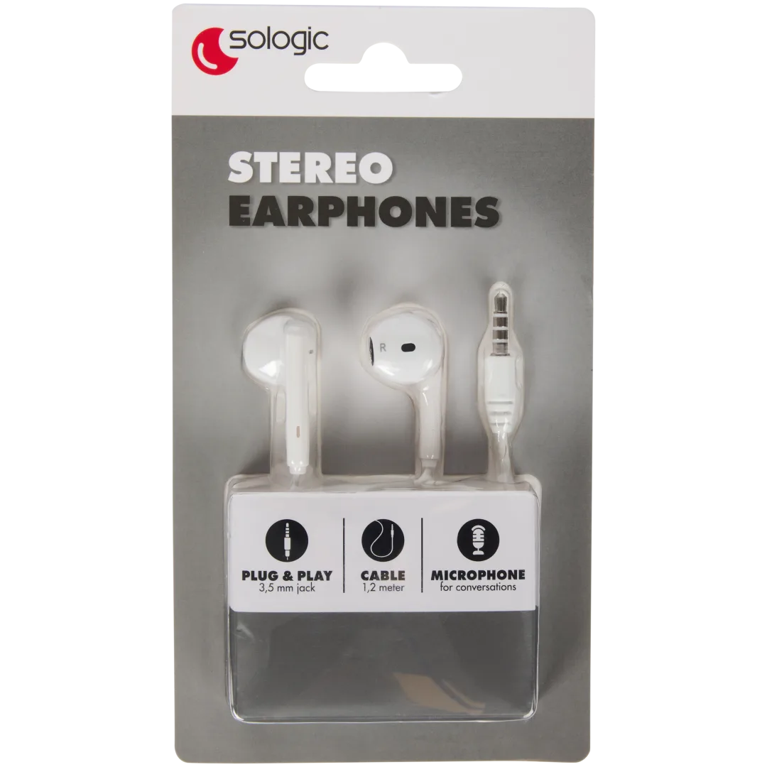 Stereo slúchadlá do uší Sologic